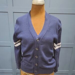 Gap Kids Boys Blue Cardigan Sweater Size 8